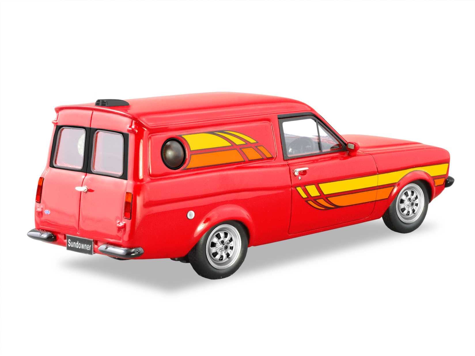1978 Ford Escort Sundowner Panel Van – Red Flame