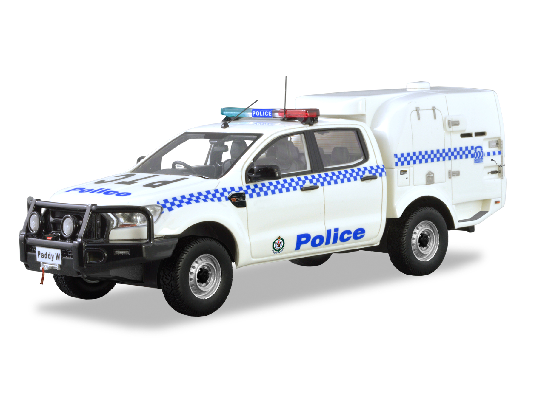 Ford Ranger Police Wagon – White.