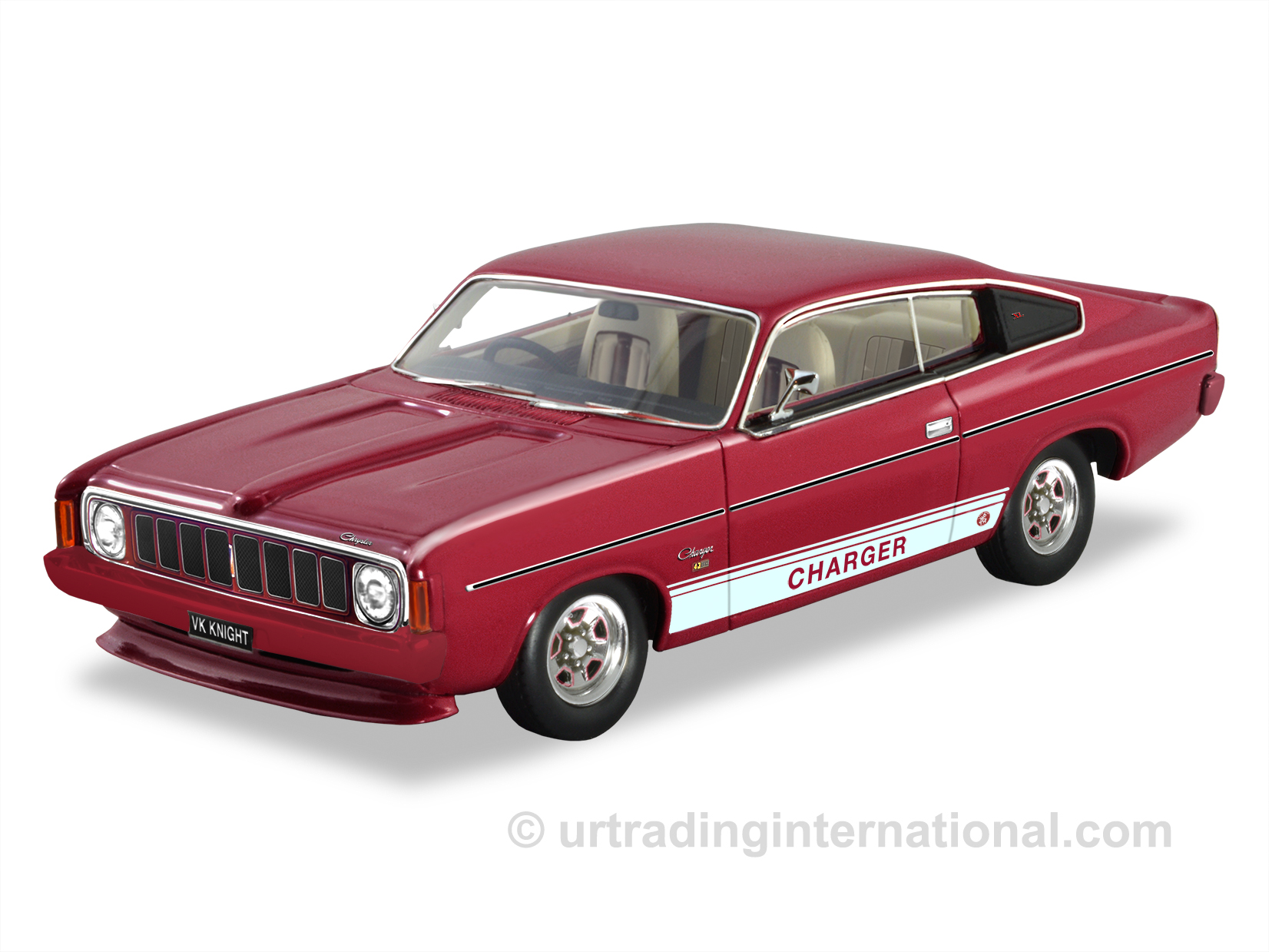 1976 VK Chrysler Charger ‘White Knight Special’ – Amarante Red