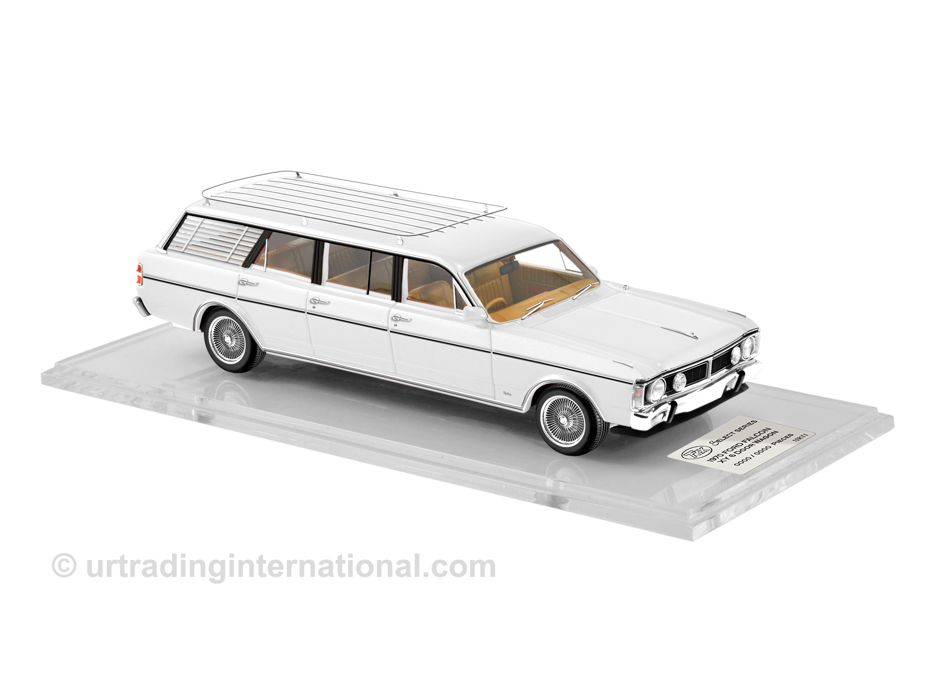 1970 Ford Falcon XY Factory Built 6 Door Wagon – White