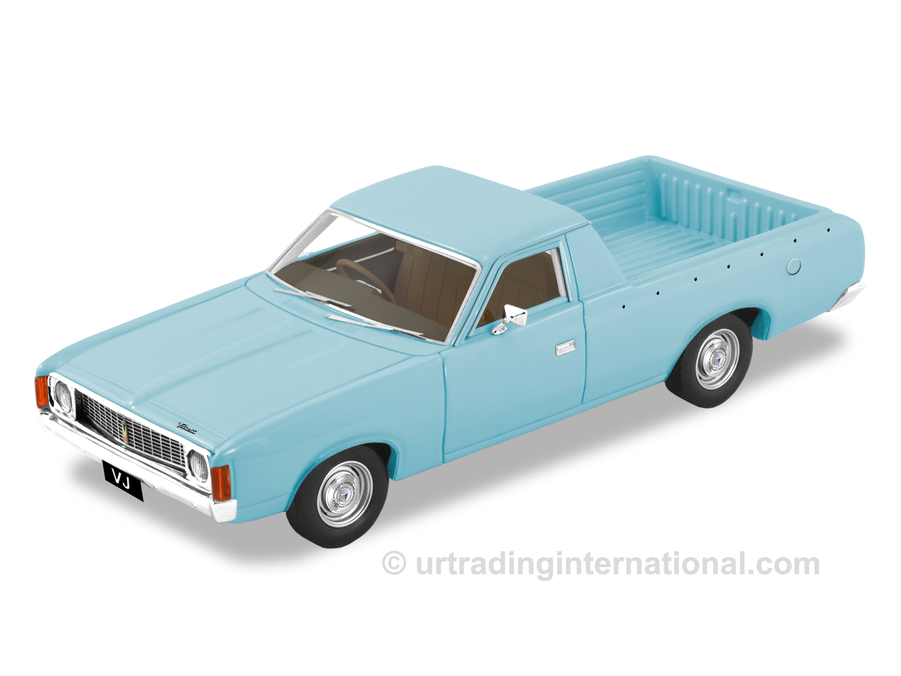 1973 Valiant VJ Ute – Fountain Blue.