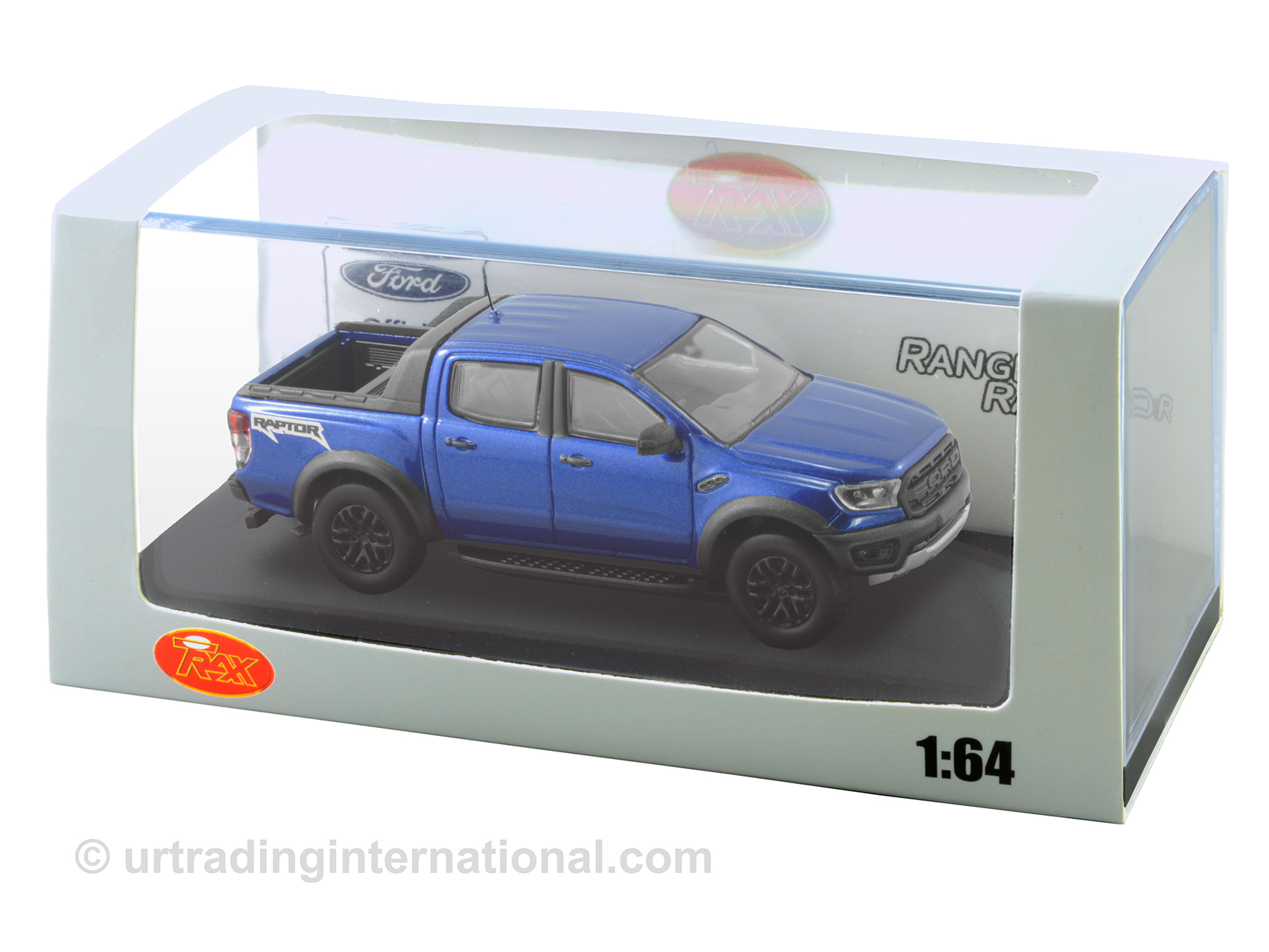 2019 Ford Ranger Raptor – 1:64 Diecast – Blue Lightning