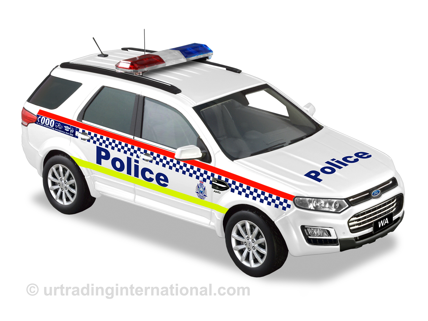 2016 Ford Territory SZ II – WA Police – White.