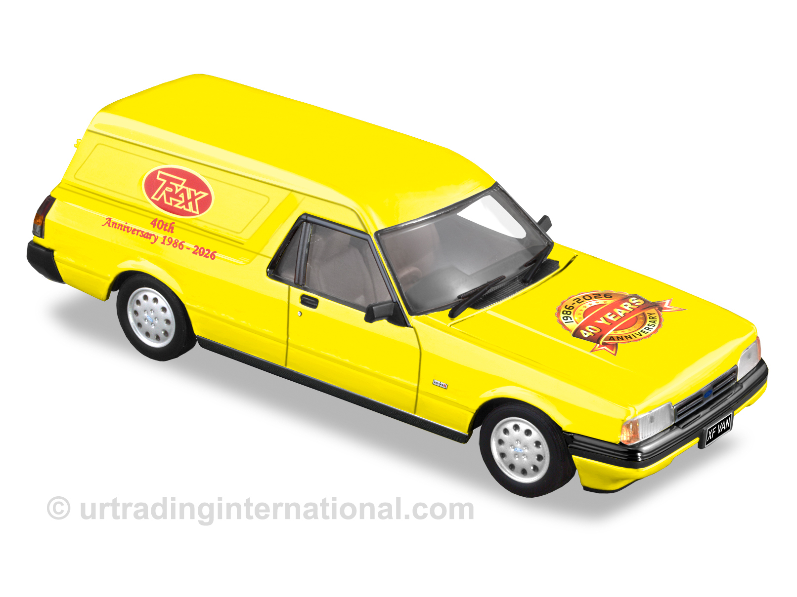 Trax 40th Anniversary – Ford Falcon XF Panel Van – Citrus Yellow
